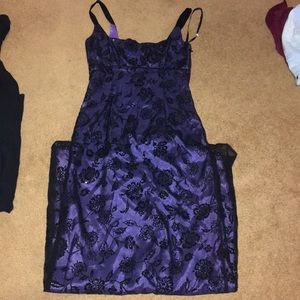 VINTAGE Purple prom dress